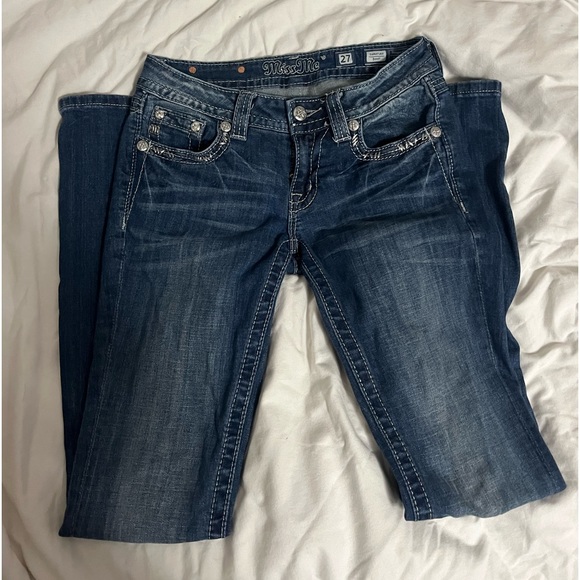 Miss Me lowrise bootcut jeans 27 - Picture 7 of 11